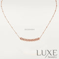 [Owatch™ Collier]CLASH PINK GOLD NECKLACE Necklaces