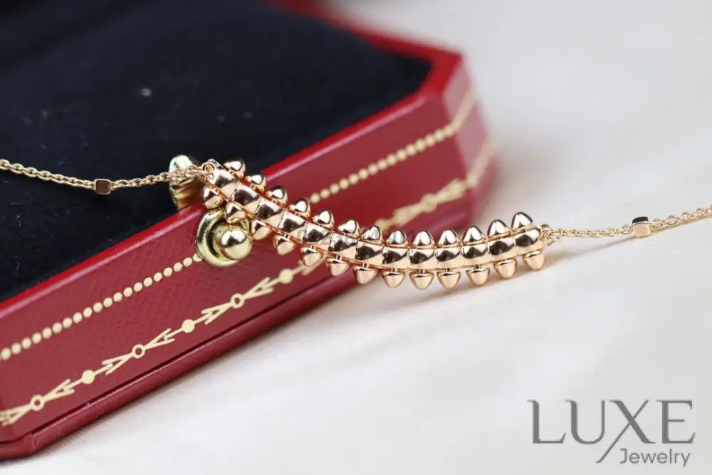 [Owatch™ Collier]CLASH PINK GOLD NECKLACE Necklaces