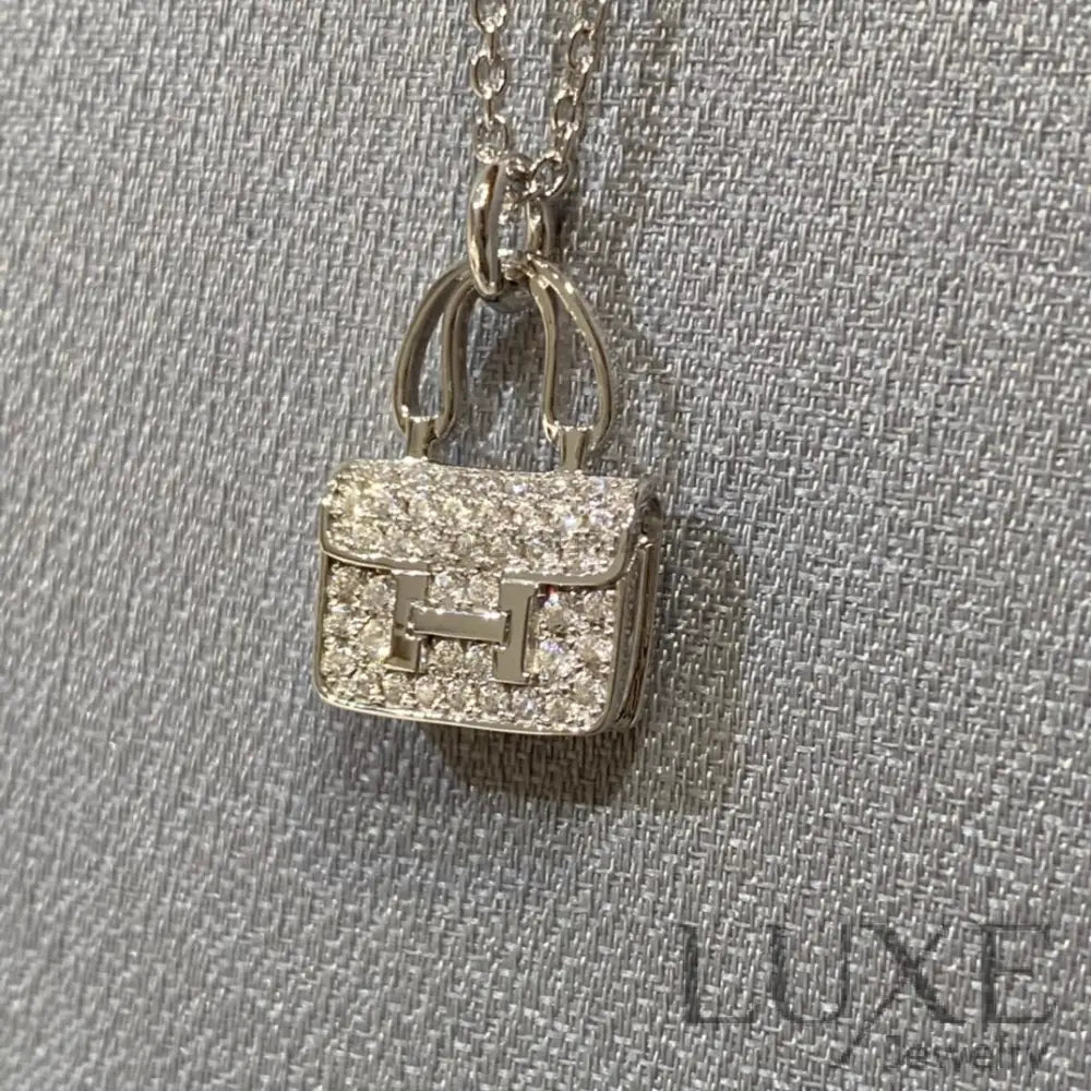 [Owatch™ Collier]CONSTANCE PEDANT DIAMOND NECKLACE Necklaces
