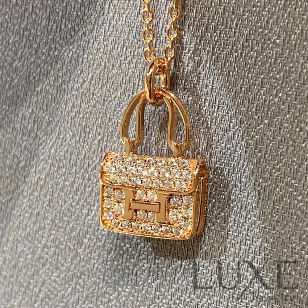 [Owatch™ Collier]CONSTANCE PEDANT DIAMOND NECKLACE Necklaces