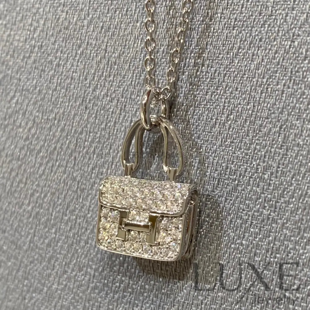 [Owatch™ Collier]CONSTANCE PEDANT DIAMOND NECKLACE Necklaces