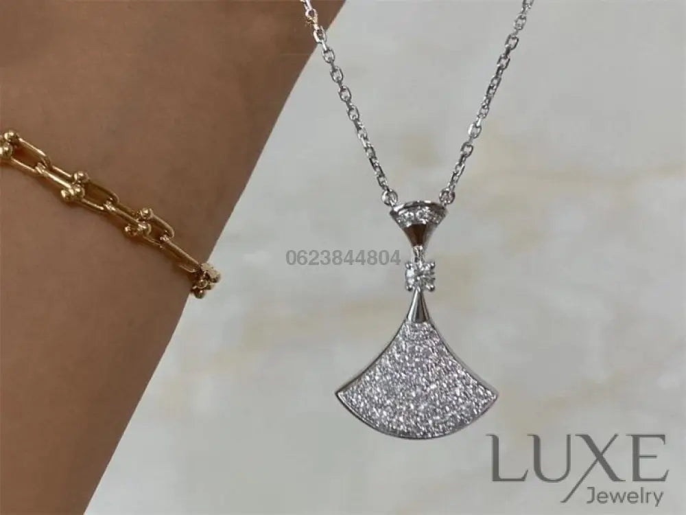Owatch™ Collier DREAM NECKLACE SILVER FULL DIAMOND Silver Necklaces