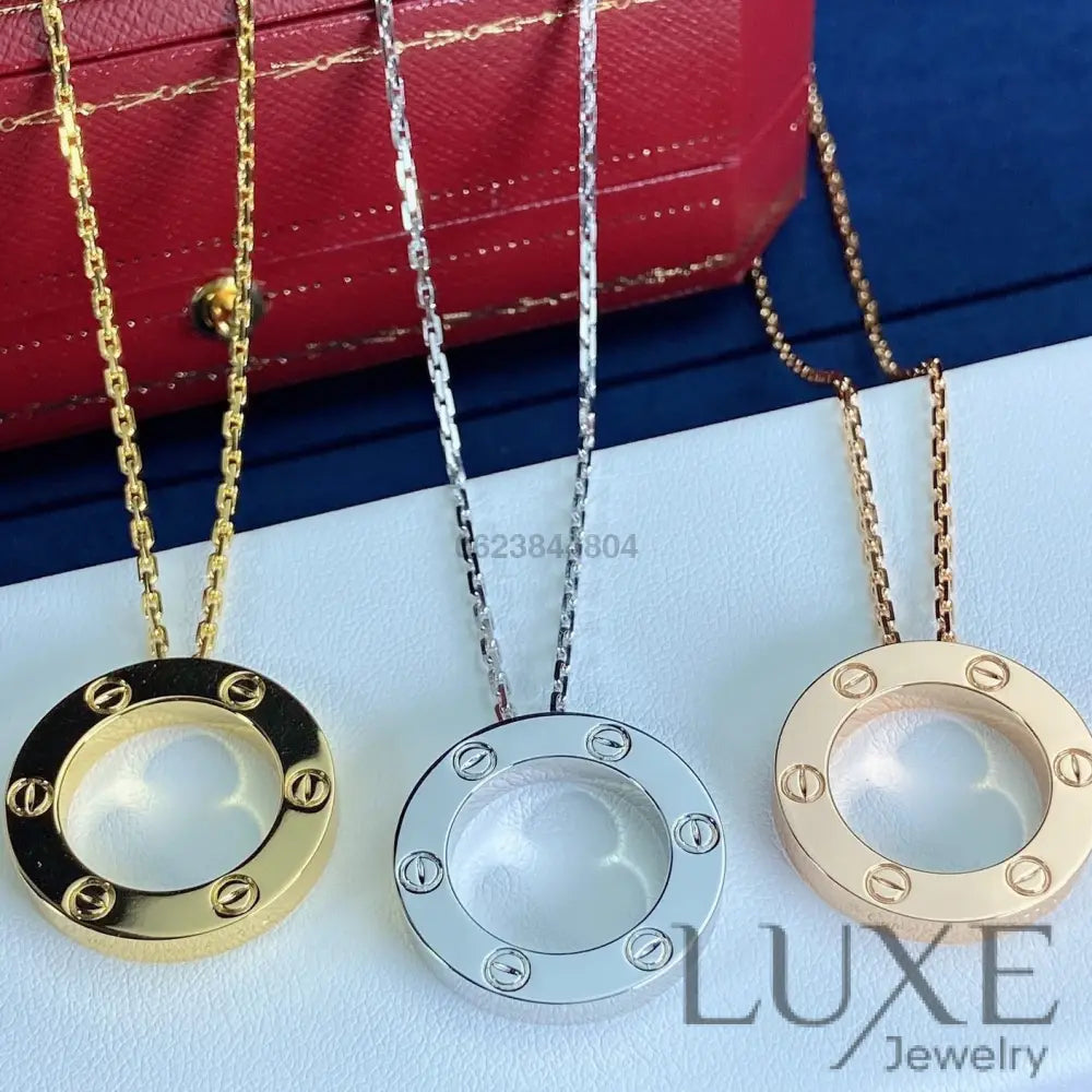 Owatch ™️ Collier LOVE NECKLACE 16MM Gold Necklaces