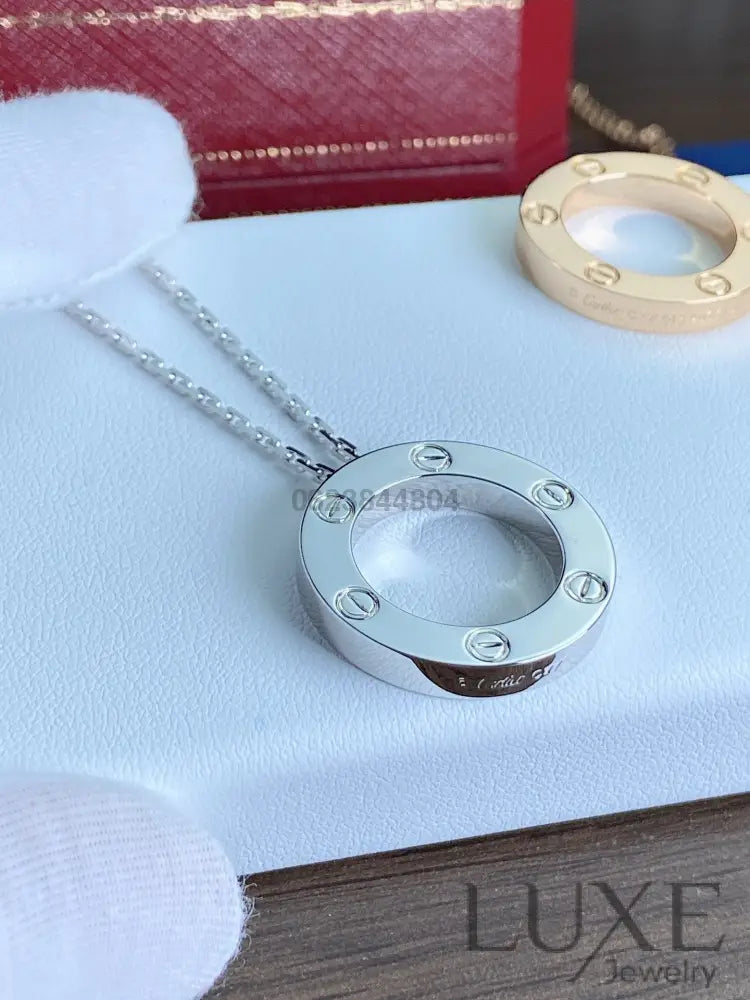 Owatch ™️ Collier LOVE NECKLACE 16MM Silver Necklaces
