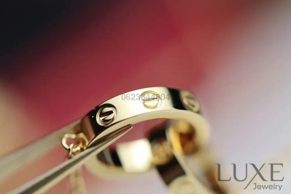 Owatch ™️ Collier LOVE NECKLACE DOUBLE RING GOLD Necklaces