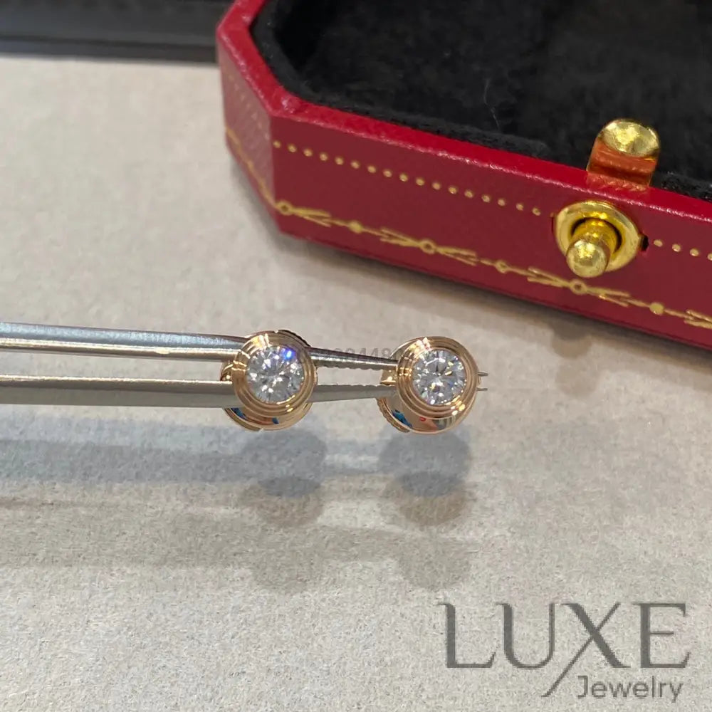 [Owatch™]DAMOUR DIAMOND EARRINGS Silver Earrings