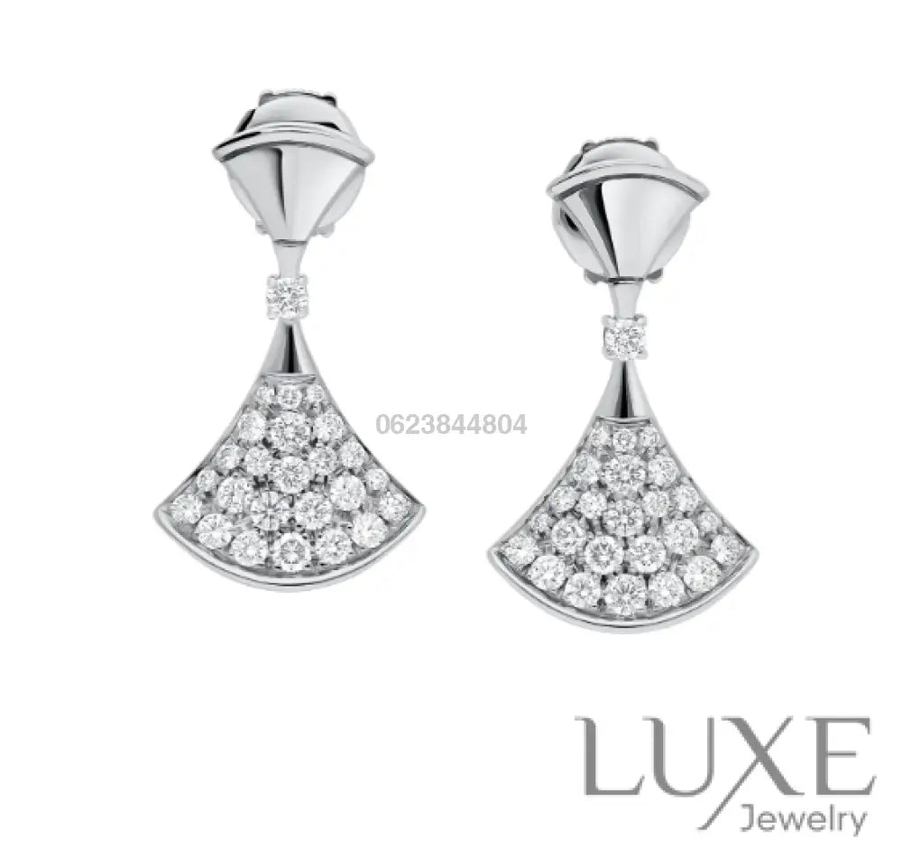 [OWATCH™]DREAM EARRINGS DIAMOND Silver Earrings