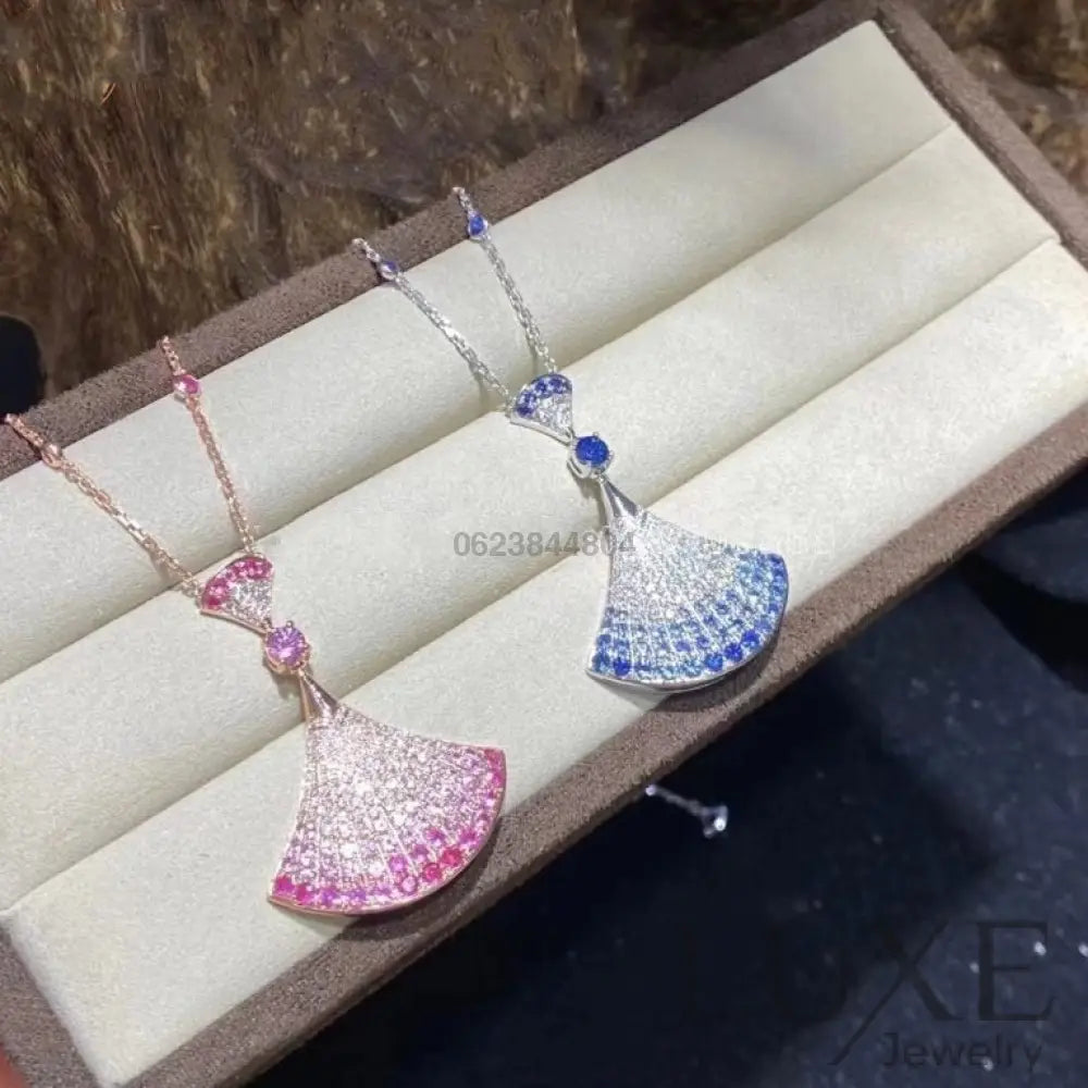 [Owatch ™️]DREAM NECKLACE AGATE SILVER DIAMOND Silver Necklaces
