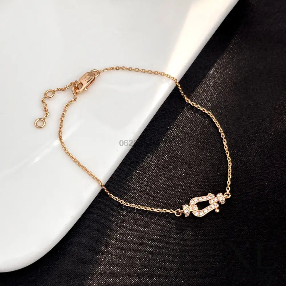 OWATCH™️ FORCE 10 SMALL CHAIN BRACELET Pink Gold Bracelets