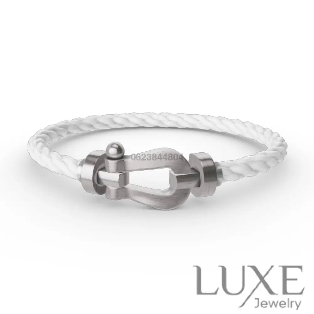 OWATCH™️FORCE LARGE HORSESHOE NO DIAMOND BRACELET SILVER Bracelets