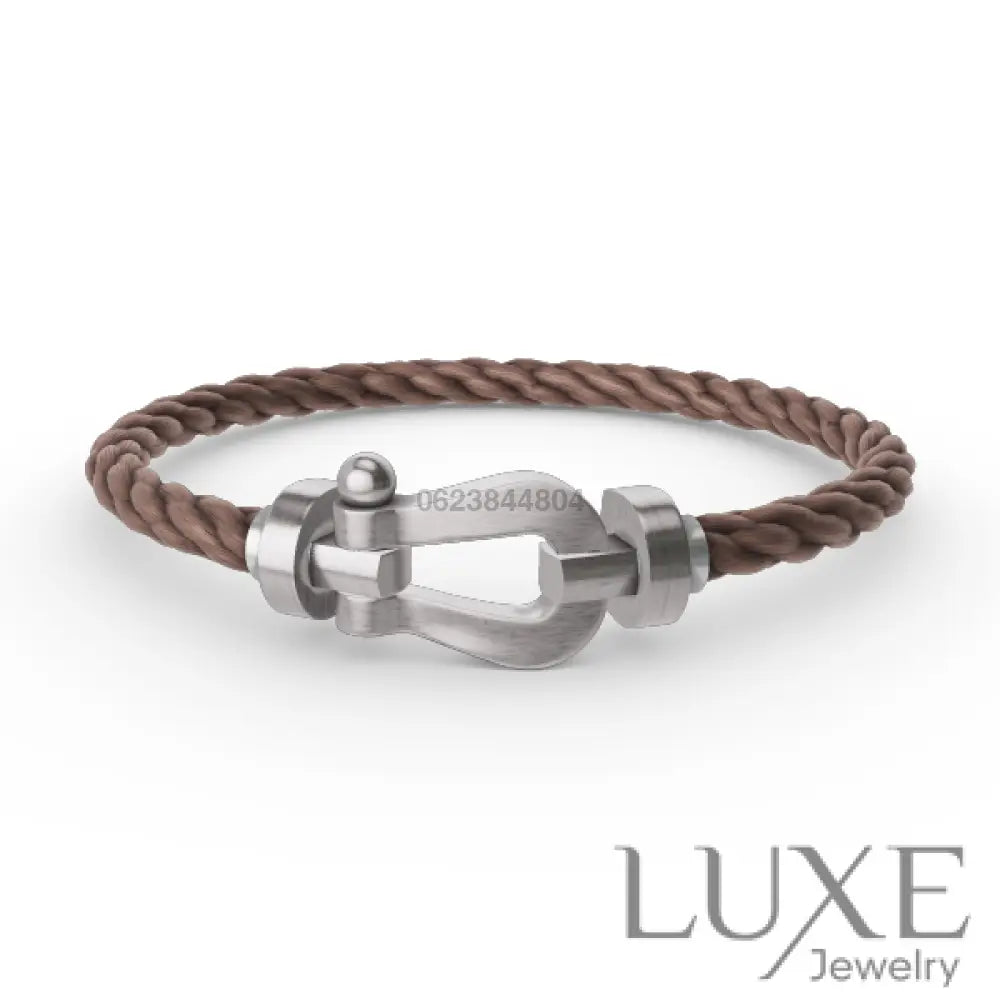 OWATCH™️FORCE LARGE HORSESHOE NO DIAMOND BRACELET SILVER Bracelets