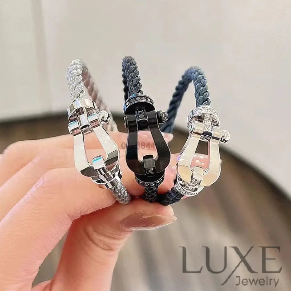 OWATCH™️FORCE LARGE HORSESHOE NO DIAMOND BRACELET SILVER Bracelets