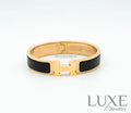 OWATCH™️H BLACK BRACELET Pink gold Bracelets