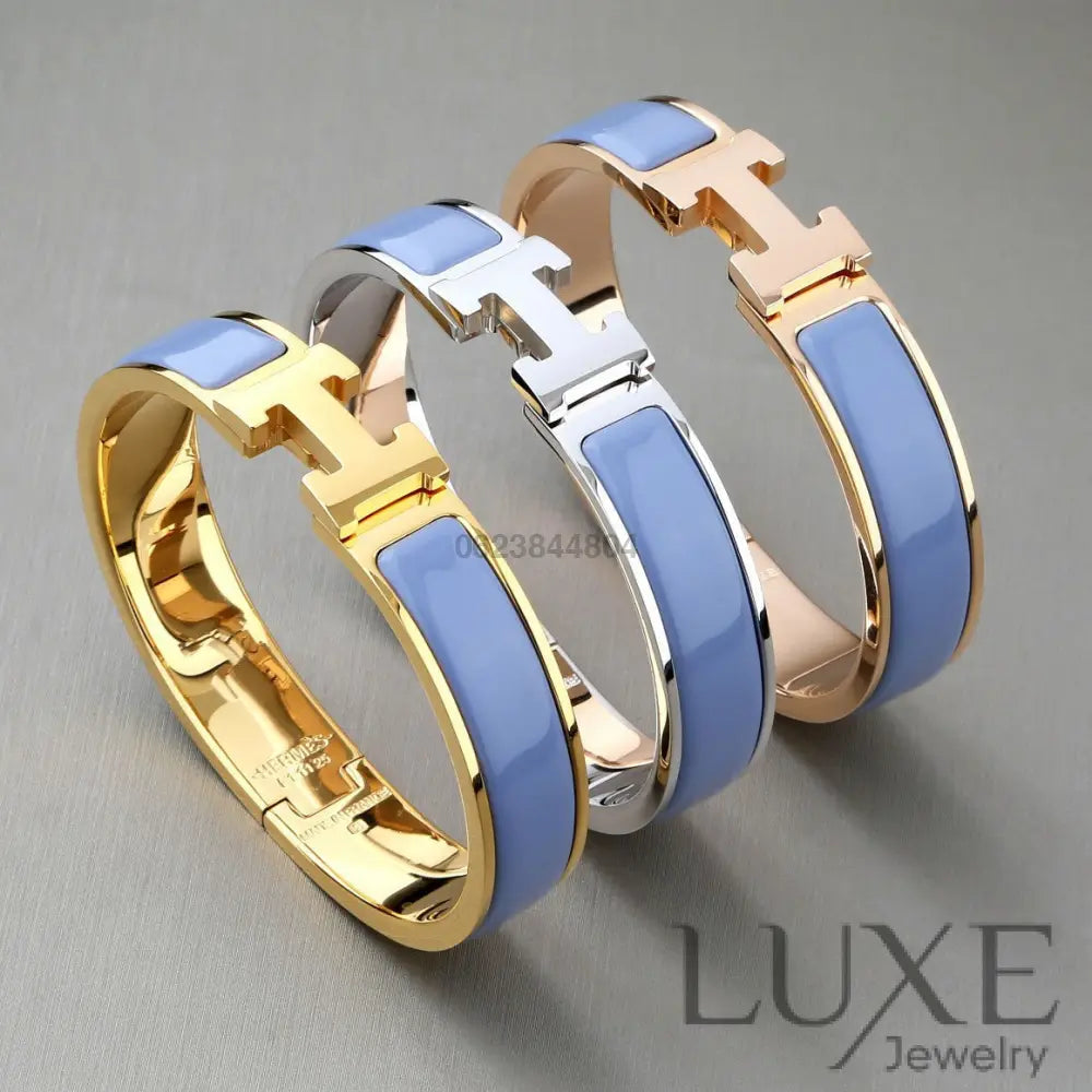 OWATCH™️H BRACELET ROMANTIC BLUE 12MM Pink Gold Bracelets