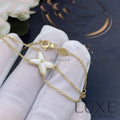 OWATCH™️JEUX BRACELET WHITE MOP GOLD 1 DIAMOND Gold Bracelets