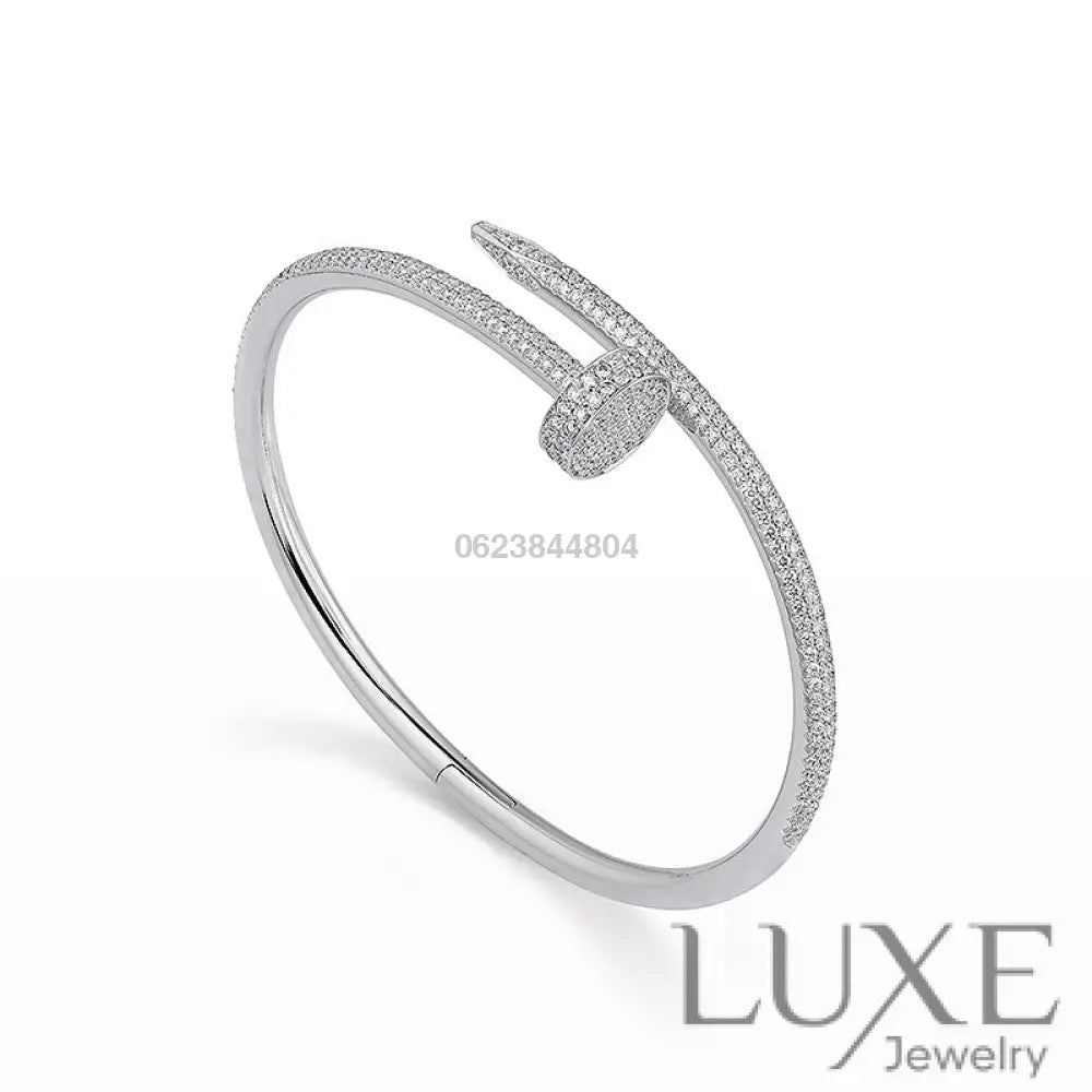OWATCH™️JUSTE BRACELET 3.5MM ALL DIAMONDS Silver Bracelets