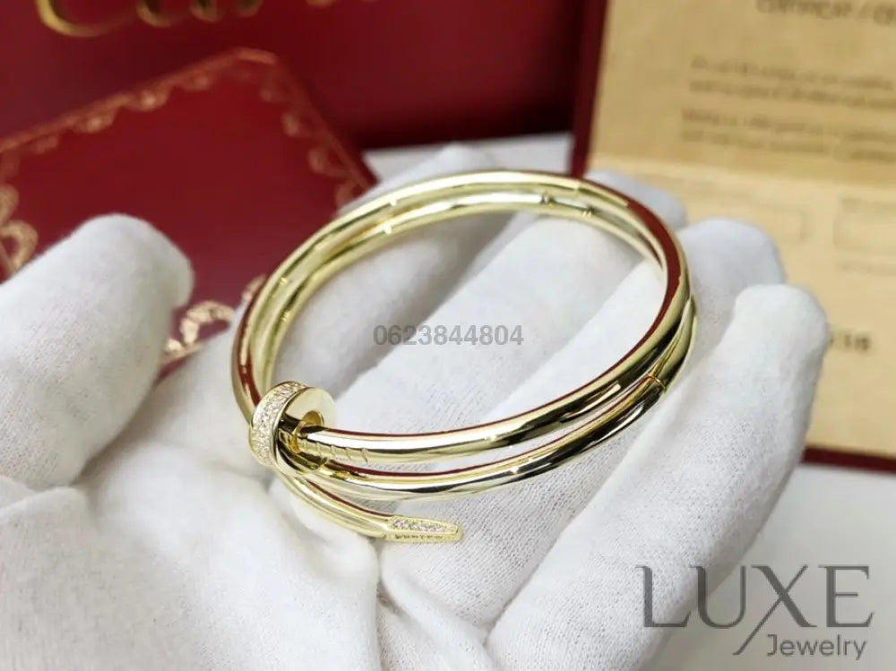 OWATCH™️JUSTE BRACELET 3.5MM DOUBLE ROW DIAMOND Gold Bracelets