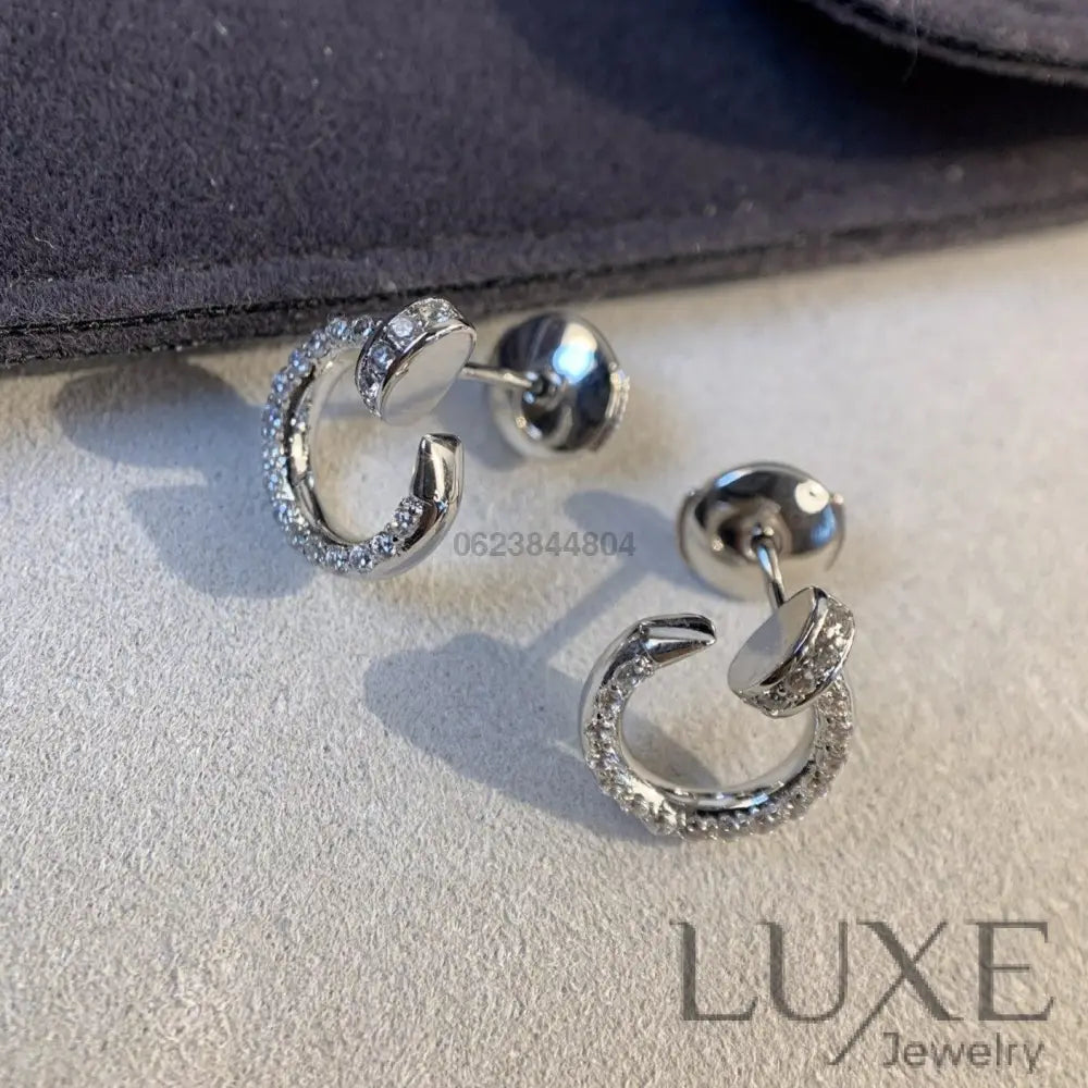 OWATCH™JUSTE EARRINGS SILVER DIAMONDS Earrings