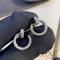 OWATCH™JUSTE EARRINGS SILVER DIAMONDS Earrings