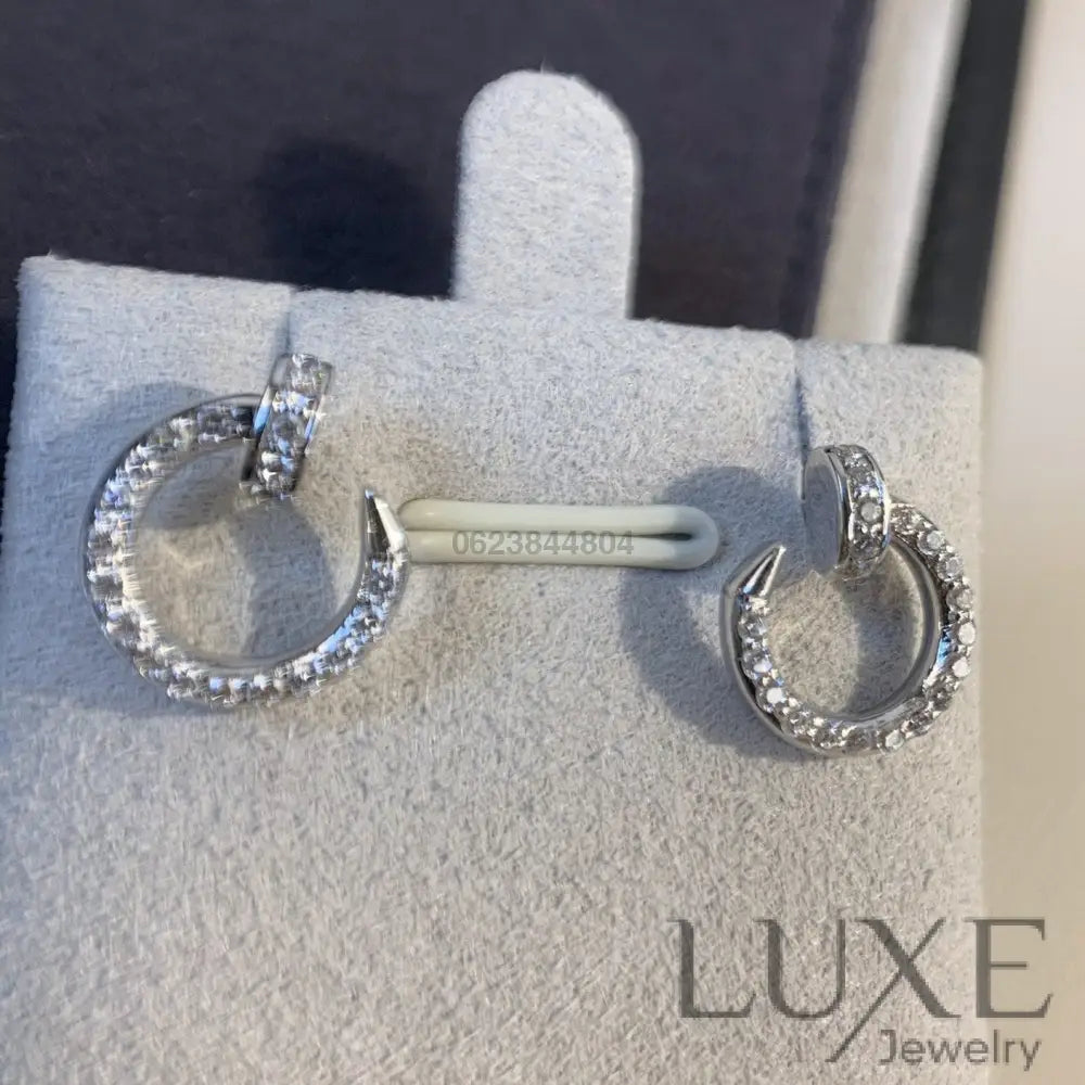 OWATCH™JUSTE EARRINGS SILVER DIAMONDS Earrings
