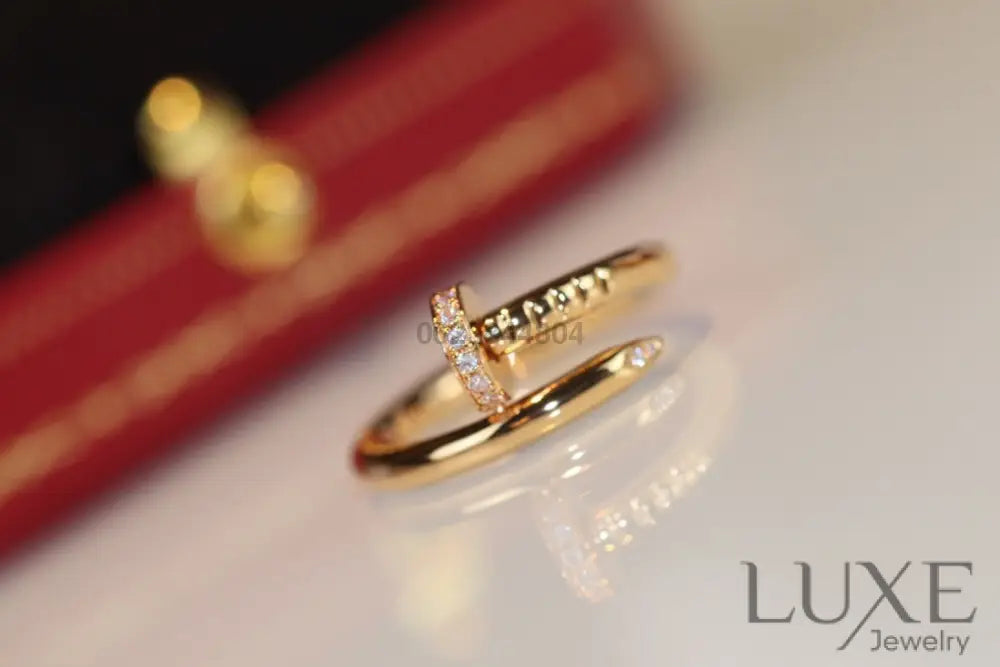 [owatch™]JUSTE RING 2.65MM GOLD DIAMOND Rings