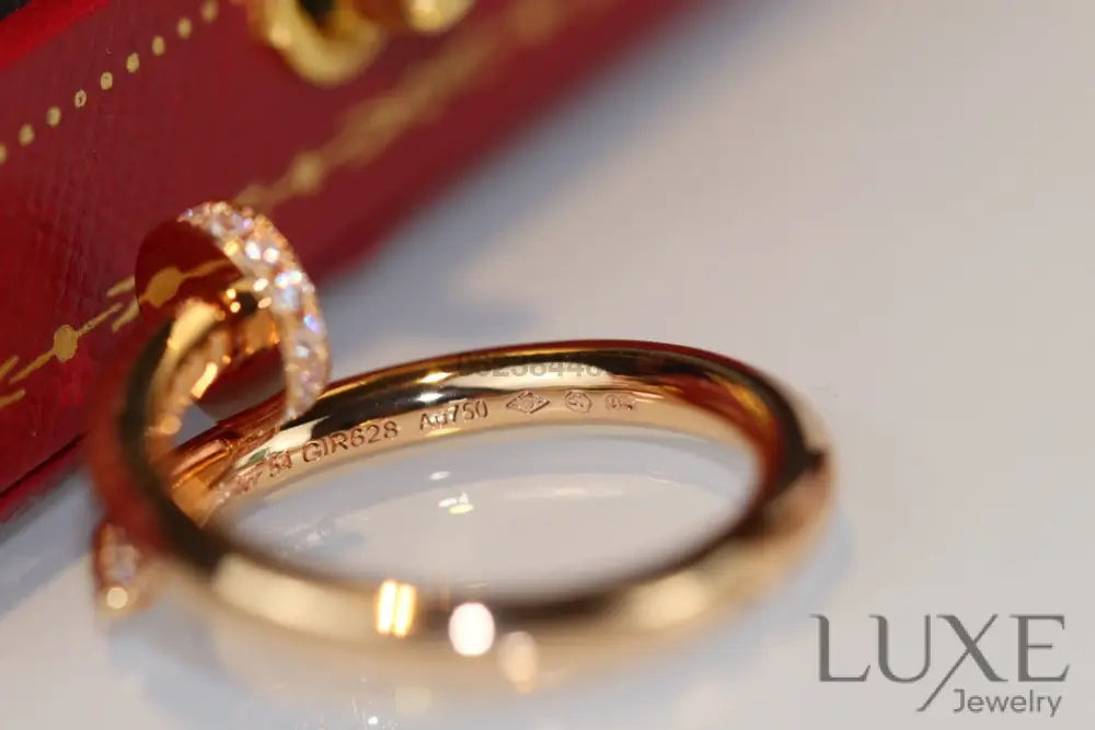 [owatch™]JUSTE RING 2.65MM GOLD DIAMOND Rings