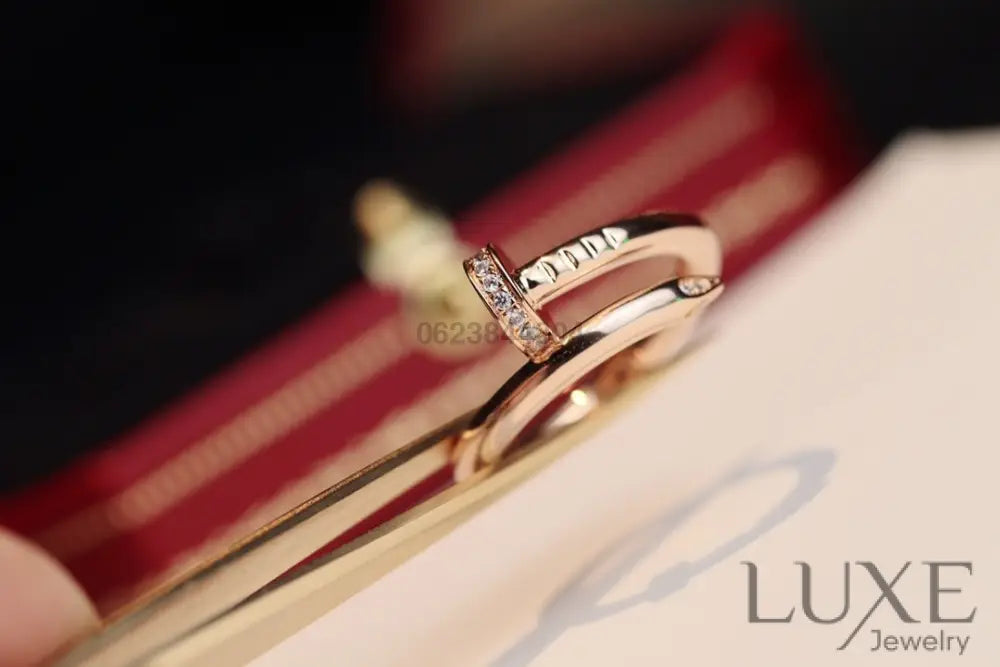 [Owatch ™]JUSTE RING 2.65MM PINK GOLD DIAMOND Rings