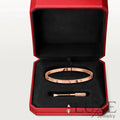 OWATCH™️LOVE BRACELET 3.65MM 10 DIAMONDS Pink Gold Bracelets