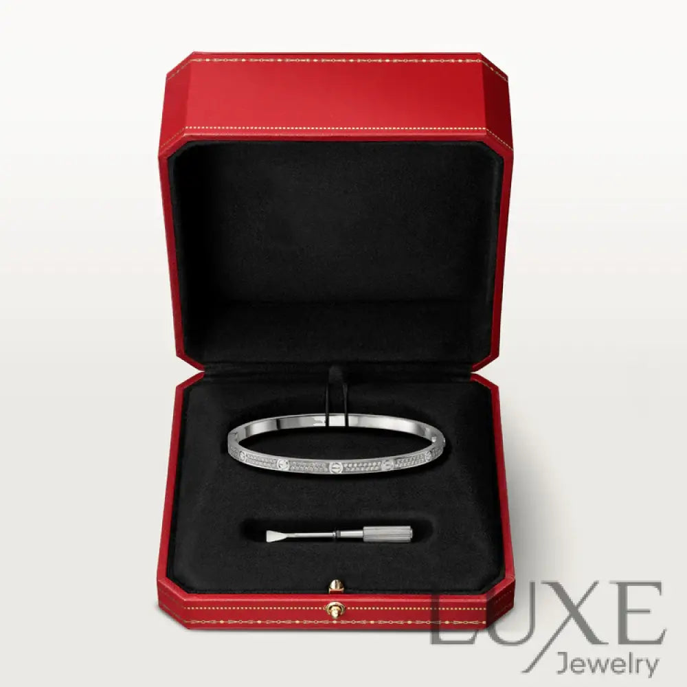 OWATCH™️LOVE BRACELET 3.65MM DIAMOND-PAVED Silver Bracelets