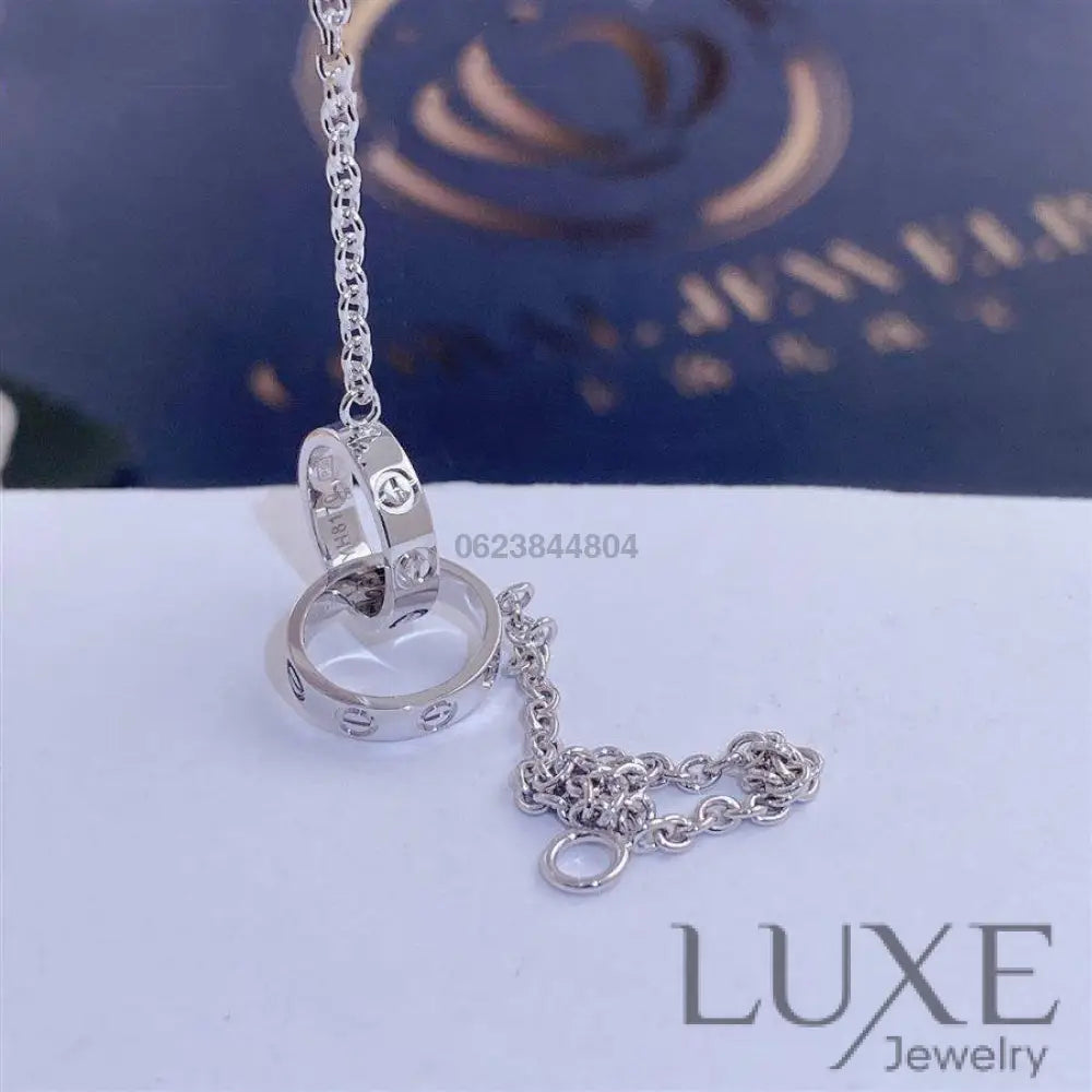 OWATCH™️LOVE BRACELET DOUBLE RING Silver Bracelets