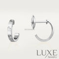 [OWATCH™]LOVE EARRINGS 2.65MM SILVER Earrings