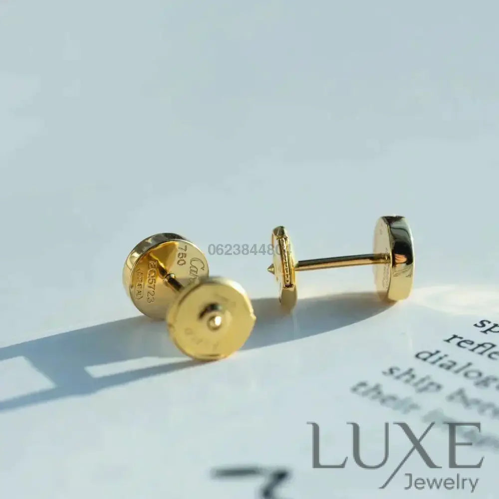 [OWATCH™]LOVE EARRINGS GOLD 10MM Gold Earrings