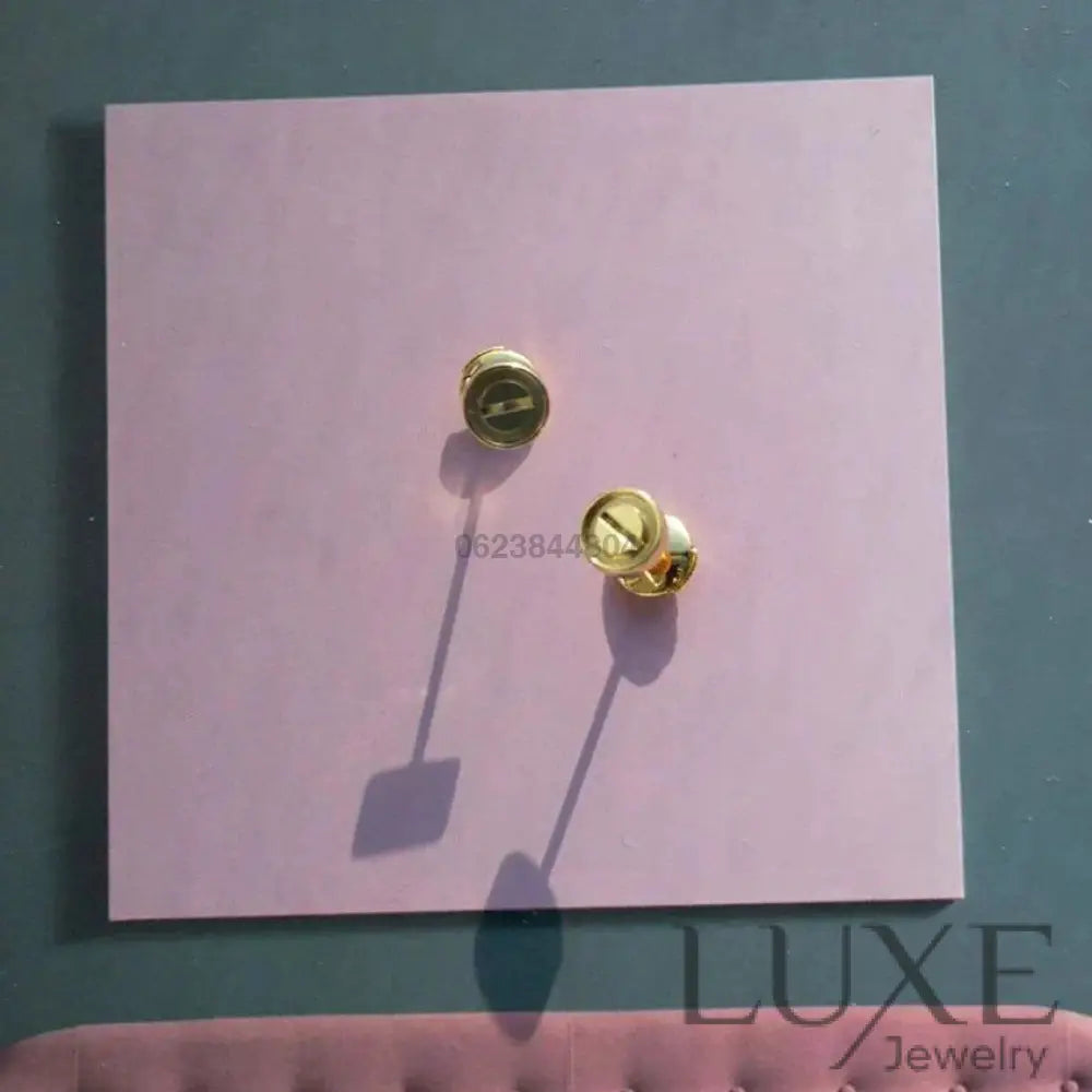 [OWATCH™]LOVE EARRINGS GOLD 10MM Gold Earrings