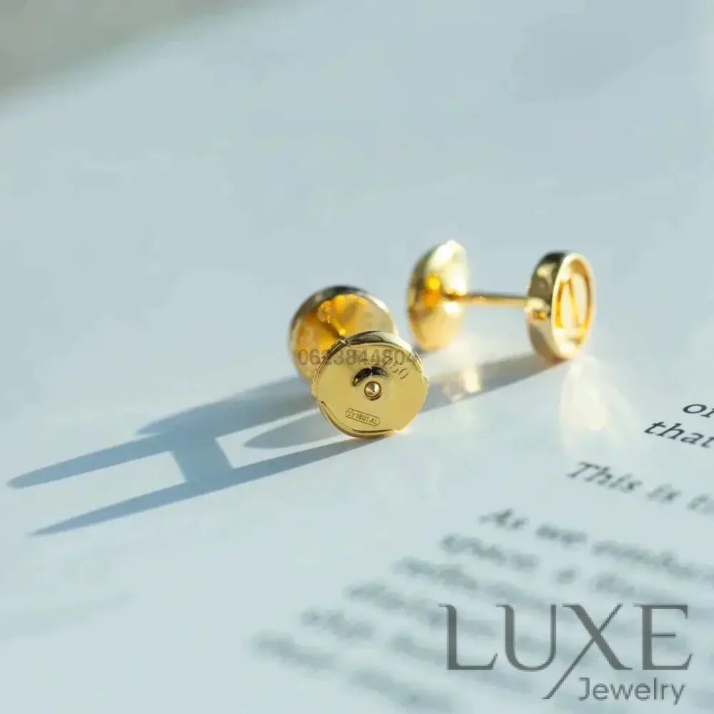 [OWATCH™]LOVE EARRINGS GOLD 10MM Gold Earrings