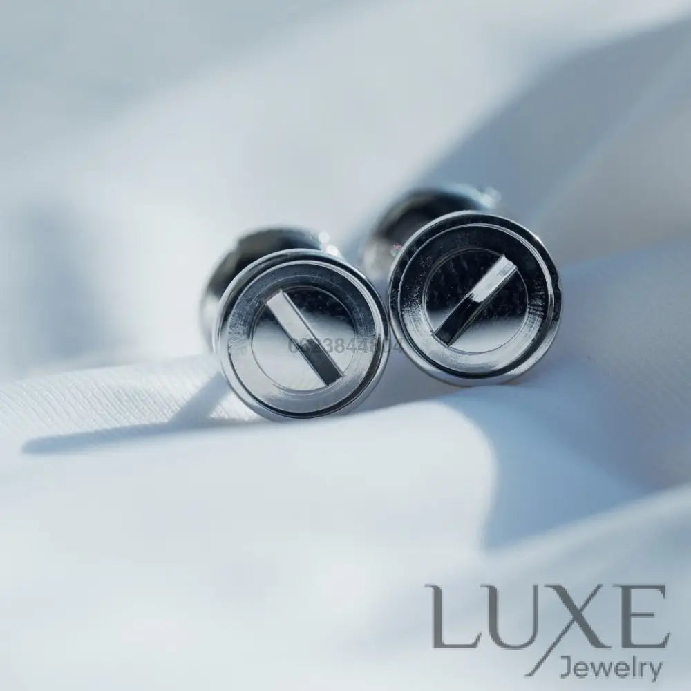 [OWATCH™]LOVE EARRINGS SILVER 10MM Silver Earrings