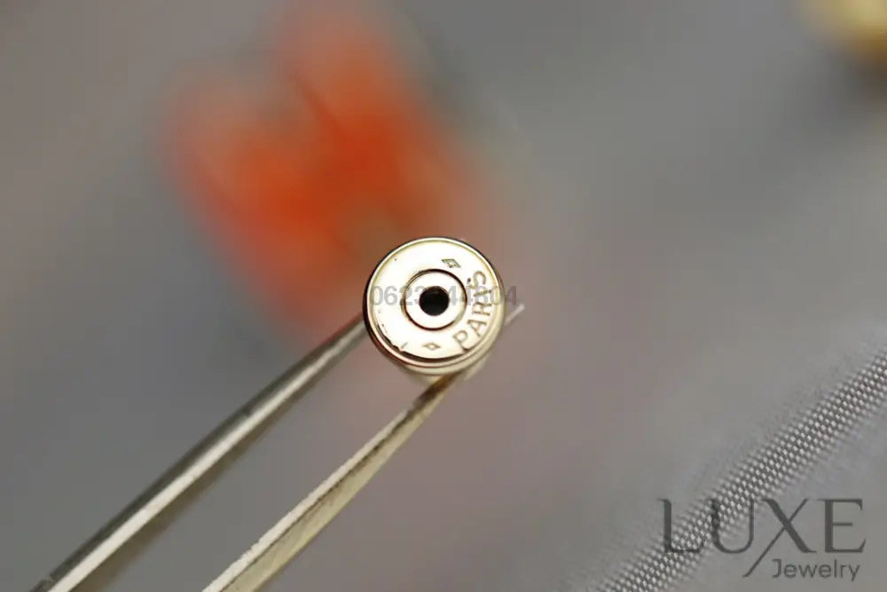 [OWATCH™]MINI POP H EARRINGS ORANGE Gold Earrings