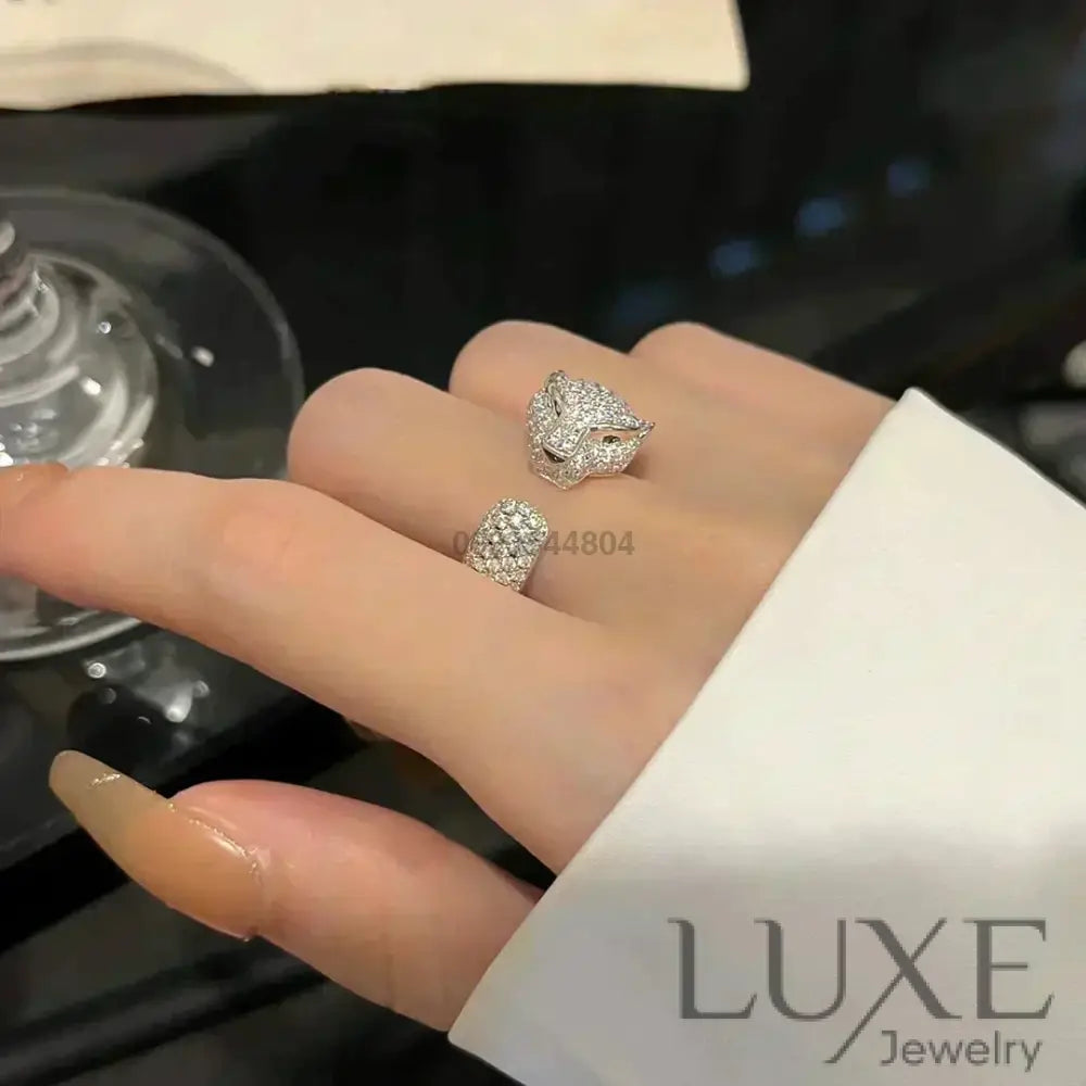 [Owatch™]PANTHERE 5.5MM ALL DIAMOND RING Rings