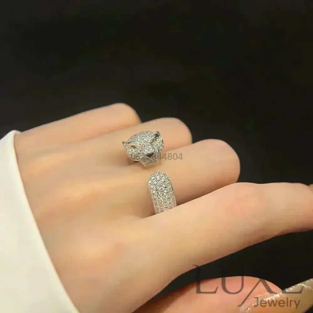[Owatch™]PANTHERE 5.5MM ALL DIAMOND RING Rings