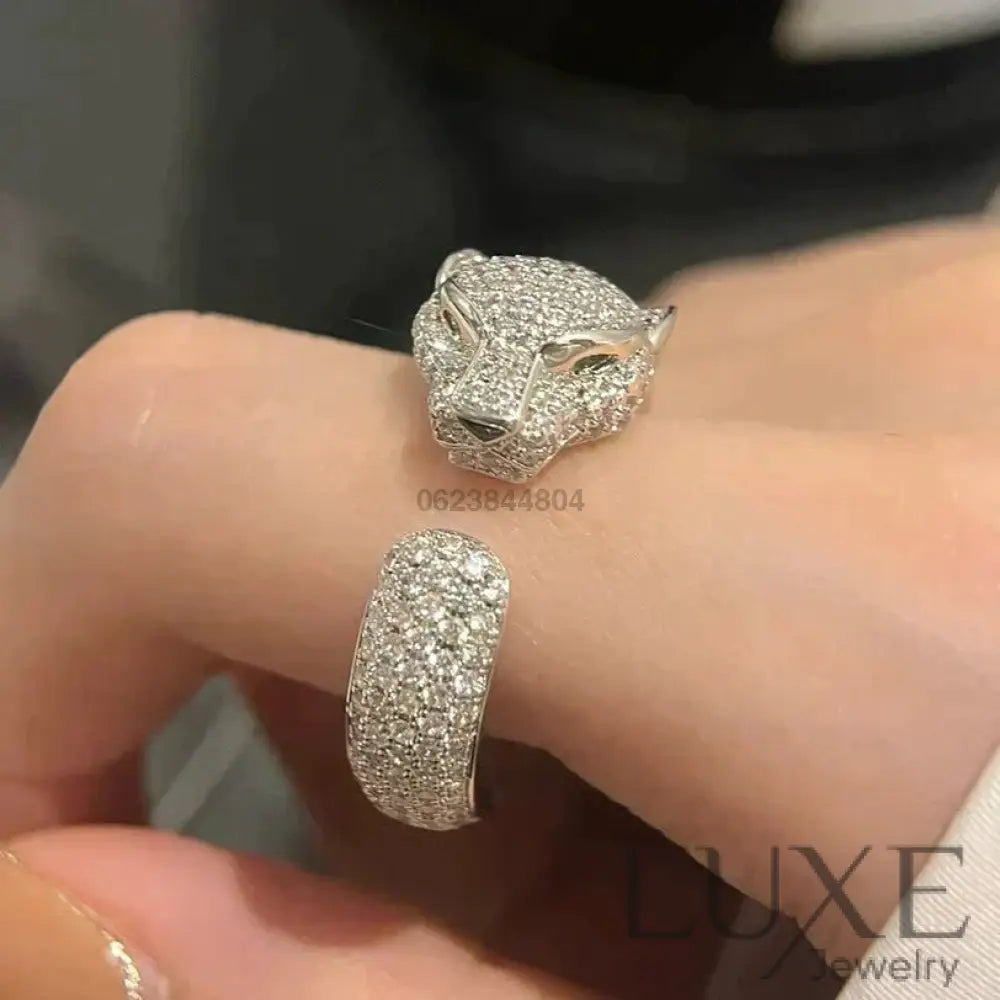 [Owatch™]PANTHERE 5.5MM ALL DIAMOND RING Rings