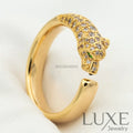 [Owatch™]PANTHERE RING DIAMOND 7.3MM Rings