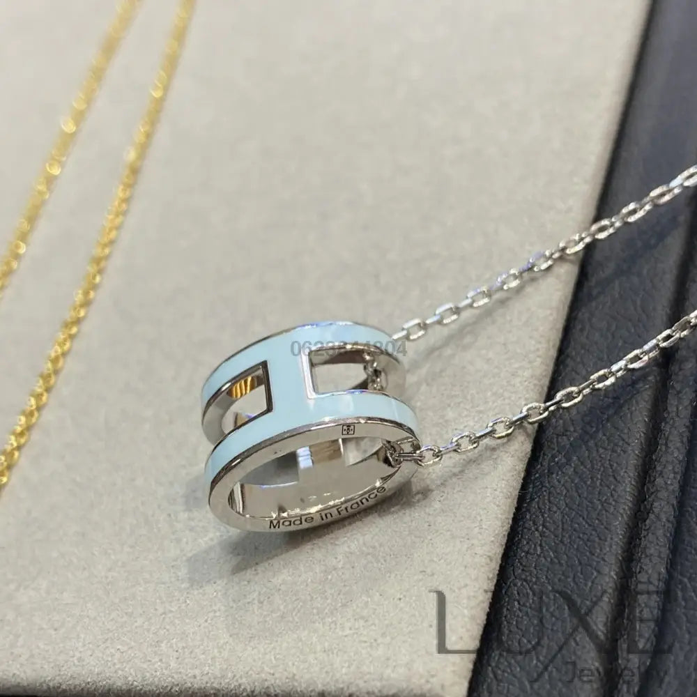 Owatch™️POP H LIGHT BLUE NECKLACE Necklaces