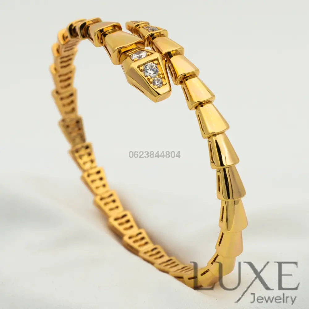 OWATCH™️SERPENTI BRACELET DIAMONDS Gold Bracelets