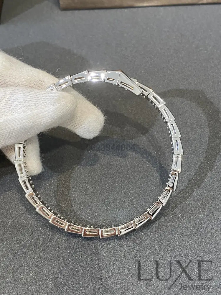 OWATCH™️SERPENTI BRACELET DIAMONDS SILVER Silver Bracelets