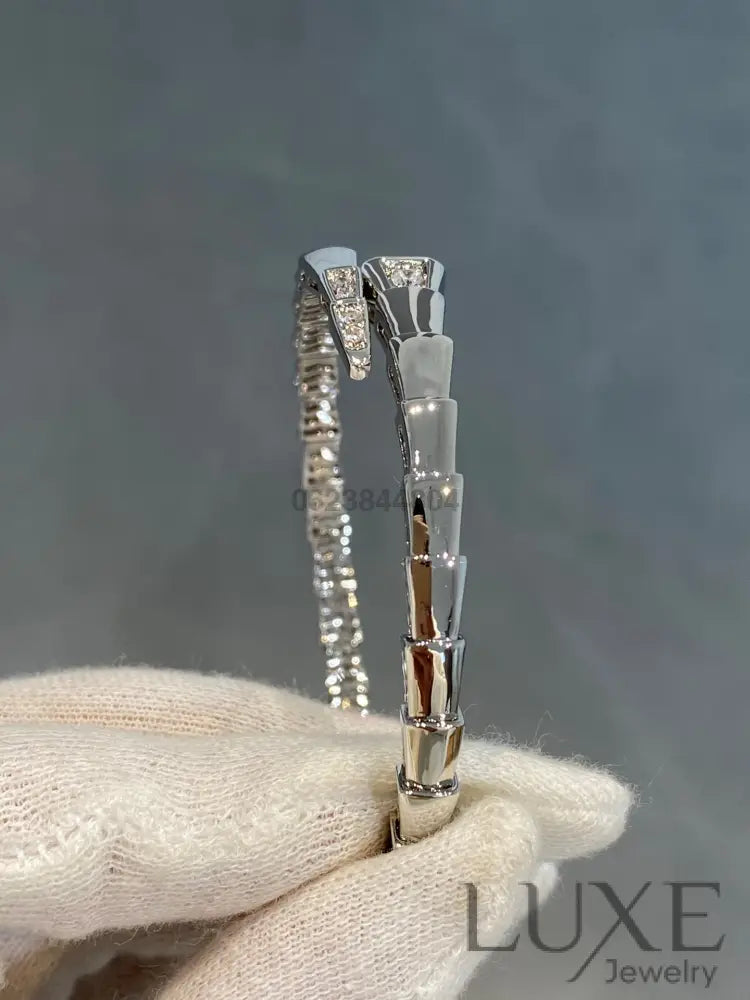 OWATCH™️SERPENTI BRACELET DIAMONDS SILVER Silver Bracelets