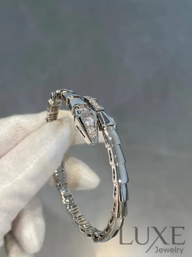 OWATCH™️SERPENTI BRACELET DIAMONDS SILVER Silver Bracelets