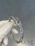 OWATCH™️SERPENTI BRACELET DIAMONDS SILVER Silver Bracelets