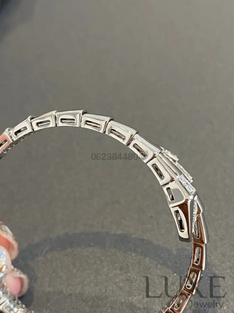 OWATCH™️SERPENTI BRACELET DIAMONDS SILVER Silver Bracelets