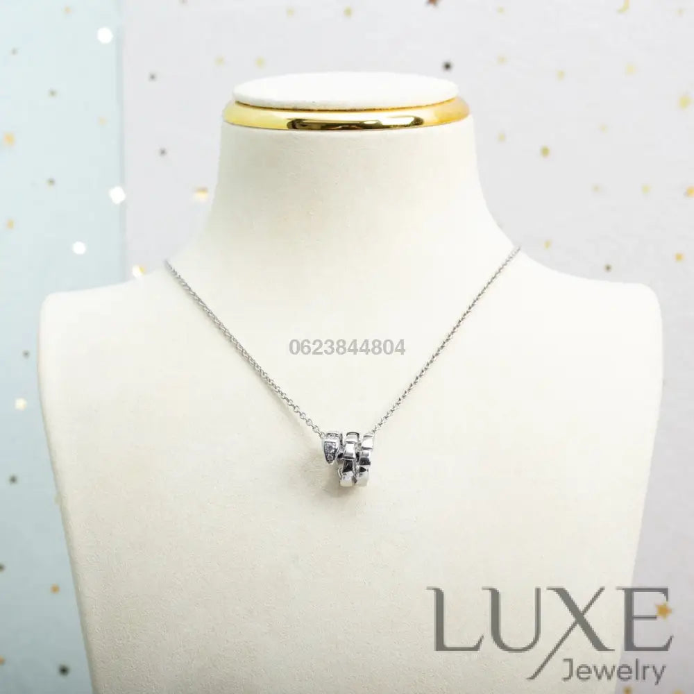 Owatch™️SERPENTI SILVER NECKLACE DIAMOND Silver Necklaces