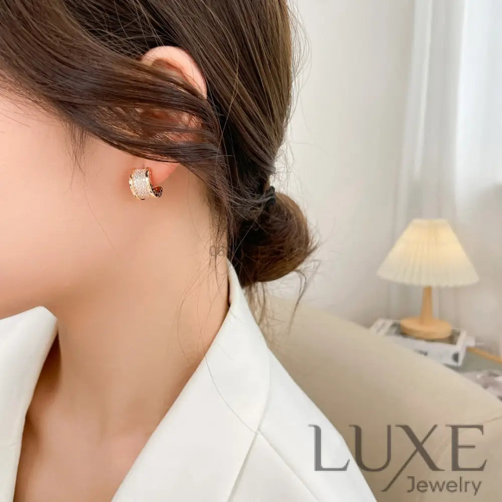 OWATCH™ ZERO 1 DIAMOND PAVED EARRINGS Earrings