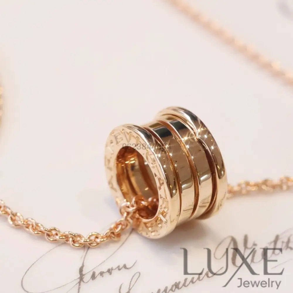 [Owatch ™️]ZERO 1 PINK GOLD NECKLACE Pink Gold Necklaces